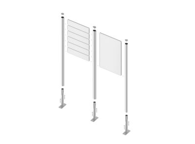 Signcode extern floor screw sleeve